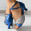Women's Elegant Mid Heel Soft Dancing Shoes 41850620C