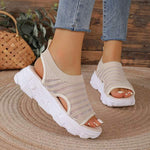 Women's Flyknit Thick Sole Casual Sandal 08115086C