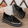 Women's Rhinestone Slip-On Loafers 77398737C