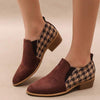 Women's Pointed-Toe Color-Block Chunky-Heel Fashion Shoes 70765206C