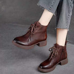 Women's Soft Sole Vintage Ankle Boots 32584637C