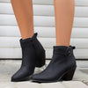Women's Casual Daily Chunky Heel Ankle Boots 81499157S