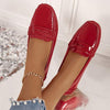 Women's Glossy Flat Shoes 44975372C