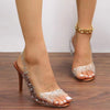 Women's Crystal High Heel Sandals 48923296C