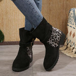 Women's Casual Leopard Buckle Ankle Boots 51962640S