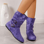 Women's Suede Ankle Boots 86882259C