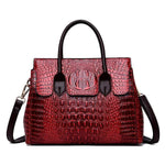 Crocodile-Pattern Tote Bag 33118894C