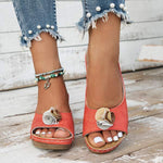 Women's Casual Floral Wedge Sandals 04739507C