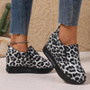 Women's Thick-soled Casual Leopard Print Sneakers 60665120S