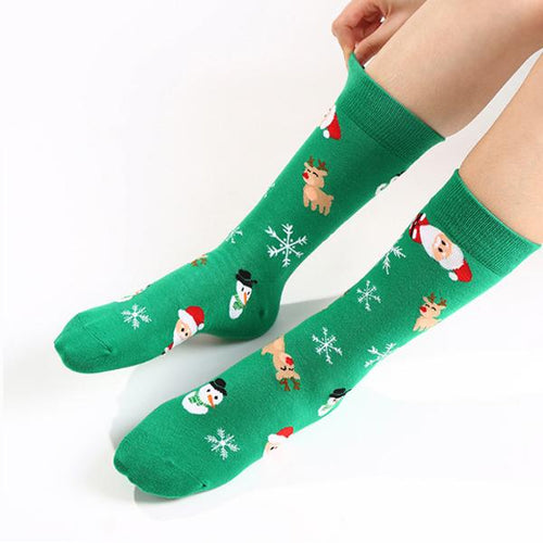 Christmas Style Cotton Mid-Calf Socks 21977858S