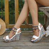 Women's Bohemian Platform Wedge Sandals with Tassels 44494673S