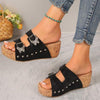 Women's Studded Platform Wedge Sandals 78373310C