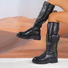 Women's Fashion Knee-High Boots with Side Bags 57105980S