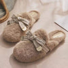 Women's Closed Toe Soft Sole Fuzzy Slippers 95421315C