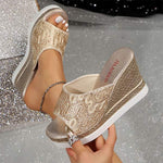 Women's Chunky Platform Wedge Heel Sandals 40431749C