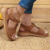 Women's Floral Velcro Wedge Sandals 94884932C