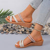 Women's Thick-Soled Soft Bottom Roman Sandals 74356073C