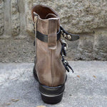 Women's Round Toe Vintage Casual Ankle Boots 13216507C