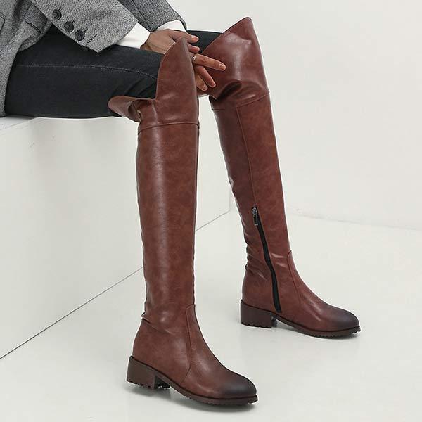 Women's Flat Over-the-Knee Boots 53959150C