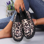 Women's Leopard Print Loafers 04039944C