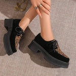 Women's Retro Platform Thick-Soled Shoes 06608689C