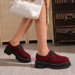 Women's Retro Platform Thick-Soled Shoes 06608689C