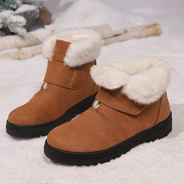 Women's Casual Velcro Thick Sole Snow Boots 52034710S