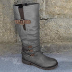 Women's Round-Toe Vintage Riding Boots 92634688C