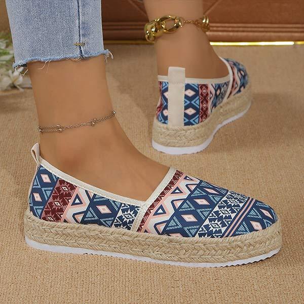 Women's Thick-Soled Slip-On Espadrilles 71507537C