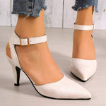 Women's Pointed Toe Stiletto High Heel Sandals 17482268C