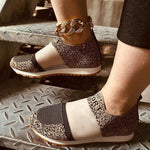 Women's Casual Flyknit Color Block Slip-on Flat Sneakers 21007108S