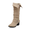 Women's Fold-Over Knee-High Boots 59060157C