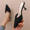 Women's Fashion Pointed Toe Stiletto Half Slippers 75313284C