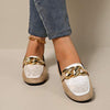 Women's Metallic Flat Printed Casual Shoes 29389937C