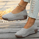 Women's Hollow Wedge Heel Thick Sole Shoes 03017393C