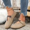 Women's Retro Round Toe Casual Beanie Shoes 58537752S