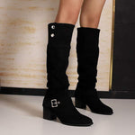 Women's Fold-Over Knee-High Boots 59060157C