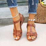 Women's Flat Wedge Casual Sandals 42484193C