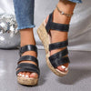 Women's Wedge Platform Sandals 22700785C