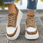 Women's Thick Sole Leopard Print Sports Shoes 24415953C