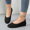 Women's Slip-On Shallow-Mouth Knitted All-Match Flats 38066777S