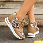 Women's Fashionable Leopard Print Sports Shoes 97051853C