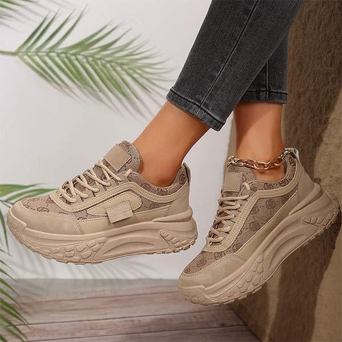 Women's Fashion Lace-Up Sneakers 73984756C