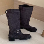 Women's Vintage Knee-High Boots 70011589C