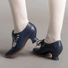 Women's Hollow-Out High Heel Lace-Up Casual Shoes 21104793C