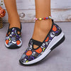 Women's Floral Print Casual Shoes 89849734C