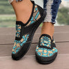 Women's Casual Mesh Ethnic Pattern Flats 03002158S