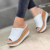 Women's Wedge Heel Thick-Sole Slide Sandals 48373117C