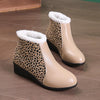 Women's Casual Wedge Leopard Ankle Boots 57686227S