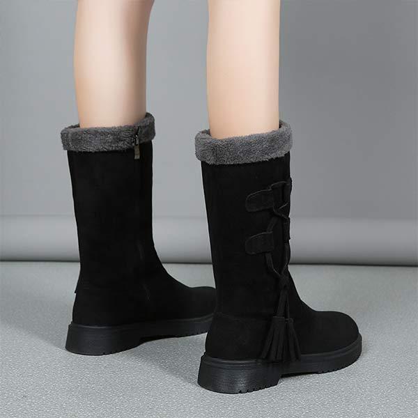 Women's Thickened Plush Mid-Calf Boots 02929117C